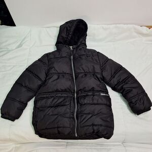 IExtreme Kids Size 6 Black Puffer Jacket with Hoodie